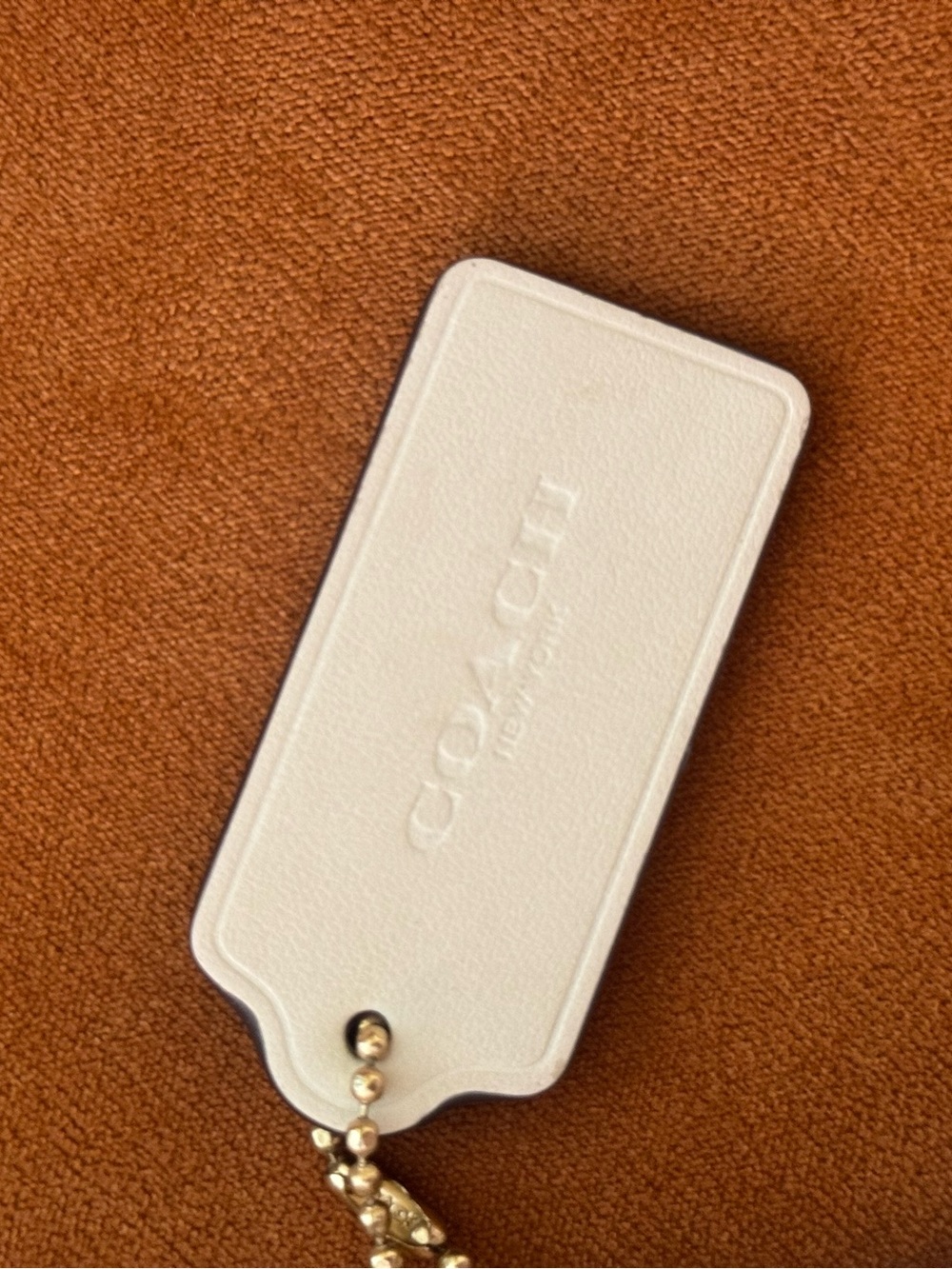 Coach Eliza Shoulder Bag in Bone with Gold Hardware | WORN ONCE - Picture 7 of 14